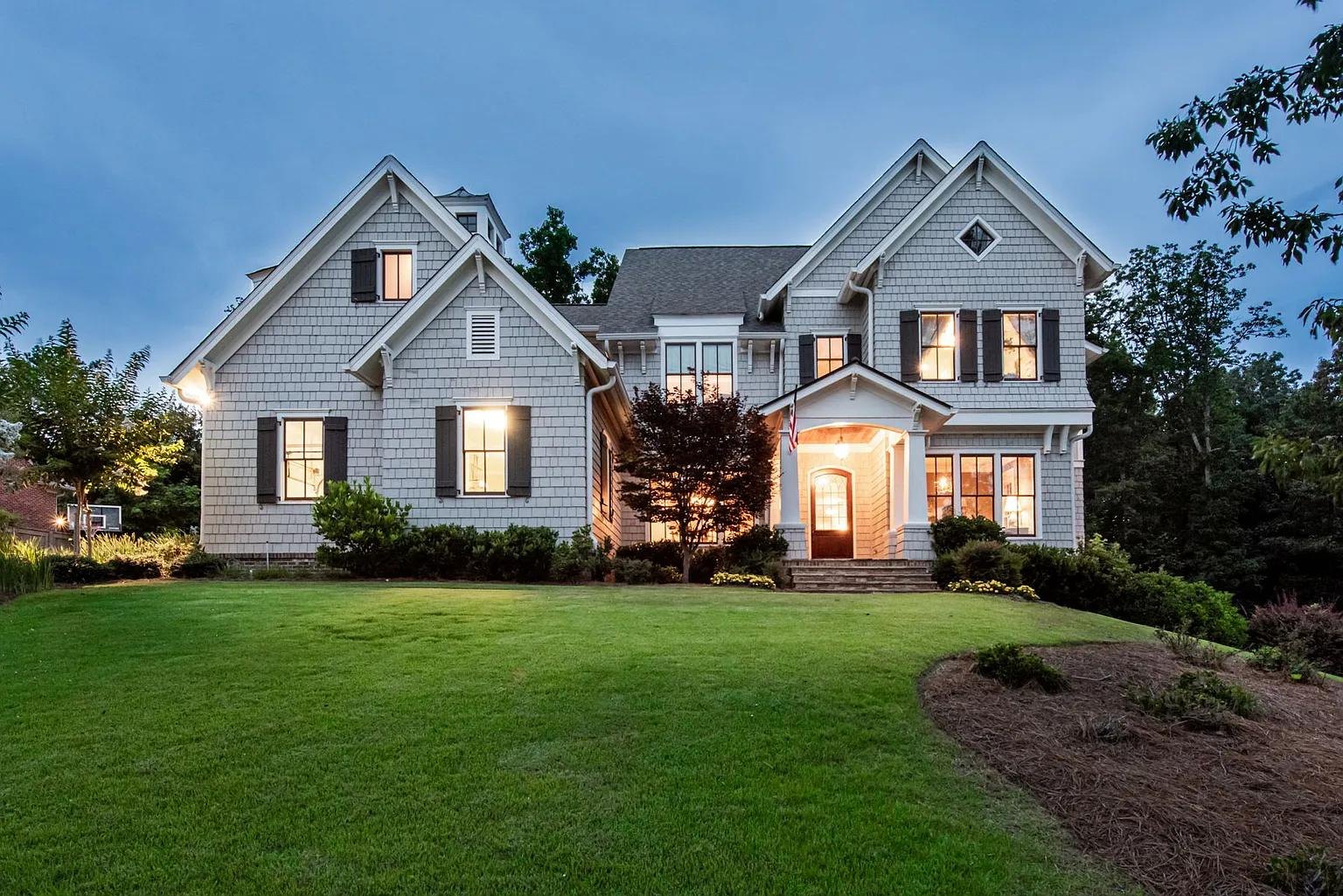 Riverstone custom home exterior